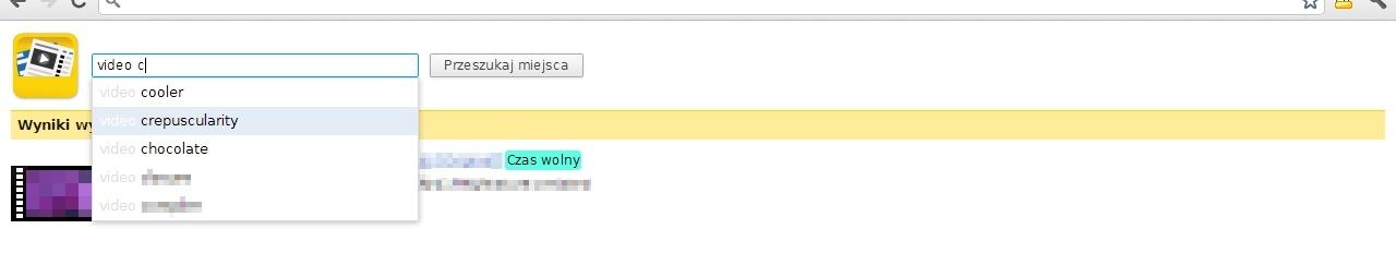 Bookmarks added to containers can be searched both from detailed search page as well as from navigation bar.