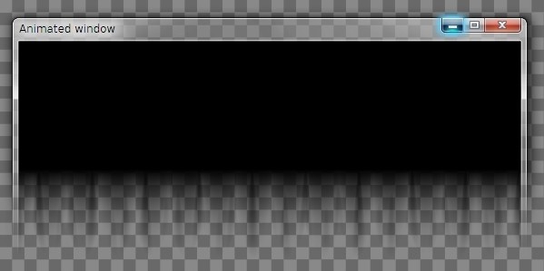 Window diffusingly fades out when hiding.