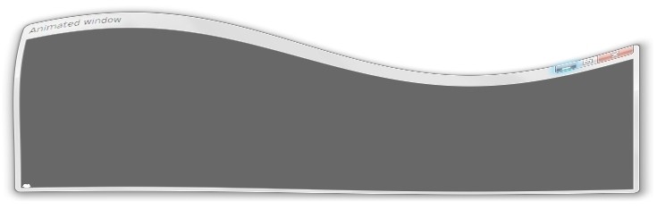 Window liquifies (melts) when hidding.