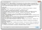 License agreement prompt